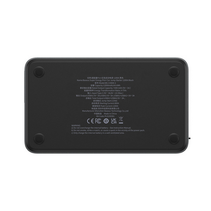 Baseus max energy jump starter - Altijd voorbereid start je auto in 3 seconden